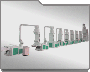Textile fabric recycling machine